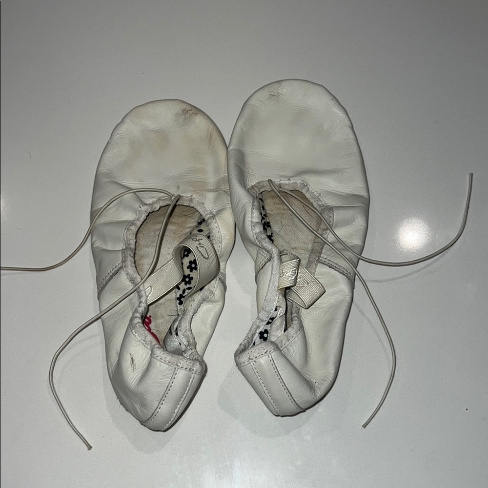 Capezio White Kids Ballet Flats